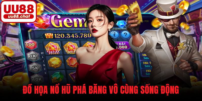 Đồ họa Nổ Hũ Phá Băng vô cùng sống động