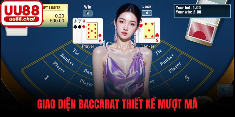 Giao diện Baccarat thiết kế mượt mà
